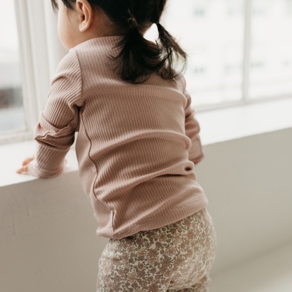 Kids Long Sleeve Henley Shirt - Dusk - Picture 2 of 5